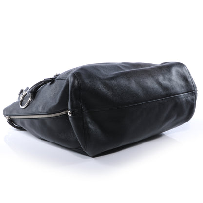 Gucci Leather Icon Bit Large Tote Black 4 of 7