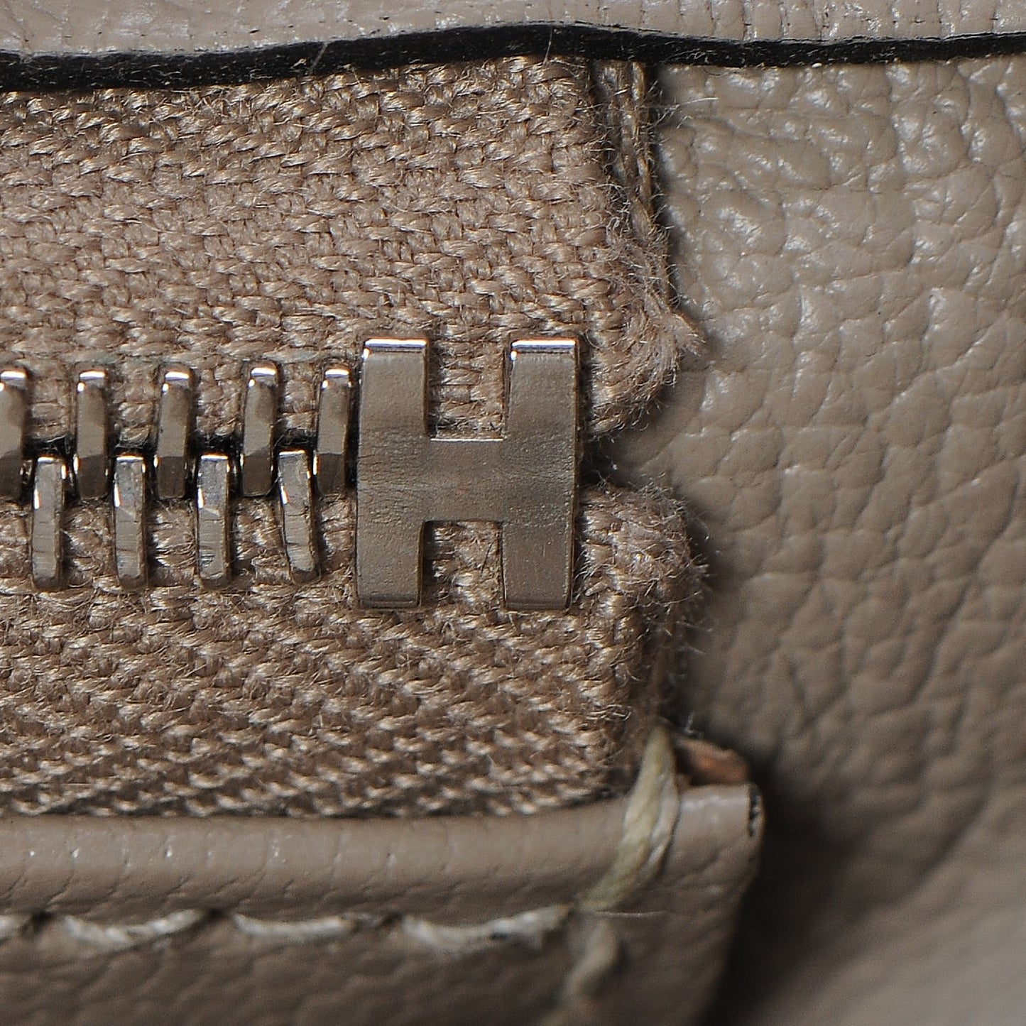 Taurillon Clemence Birkin 35 Gris Tourterelle