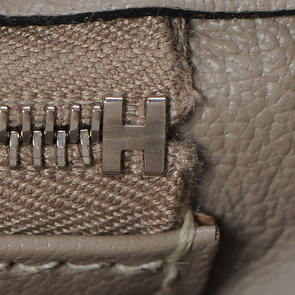 Hermes Taurillon Clemence Birkin 35 Gris Tourterelle 21 of 34