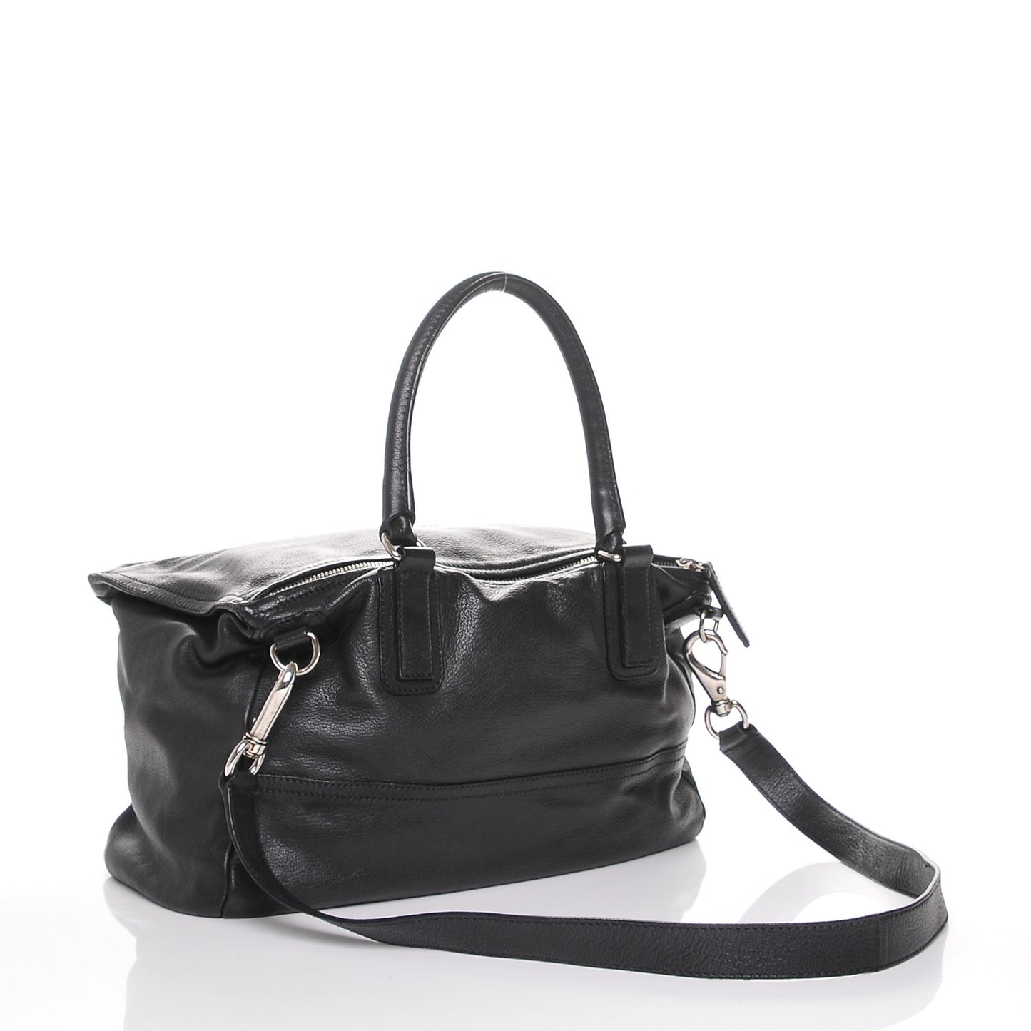 Sugar Goatskin Large Pandora Black