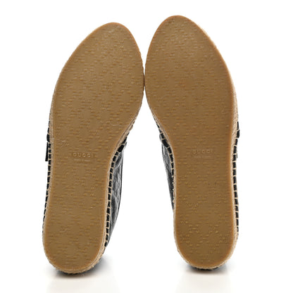 Gucci Microguccissima Signature Espadrilles 38 Black 5 of 9