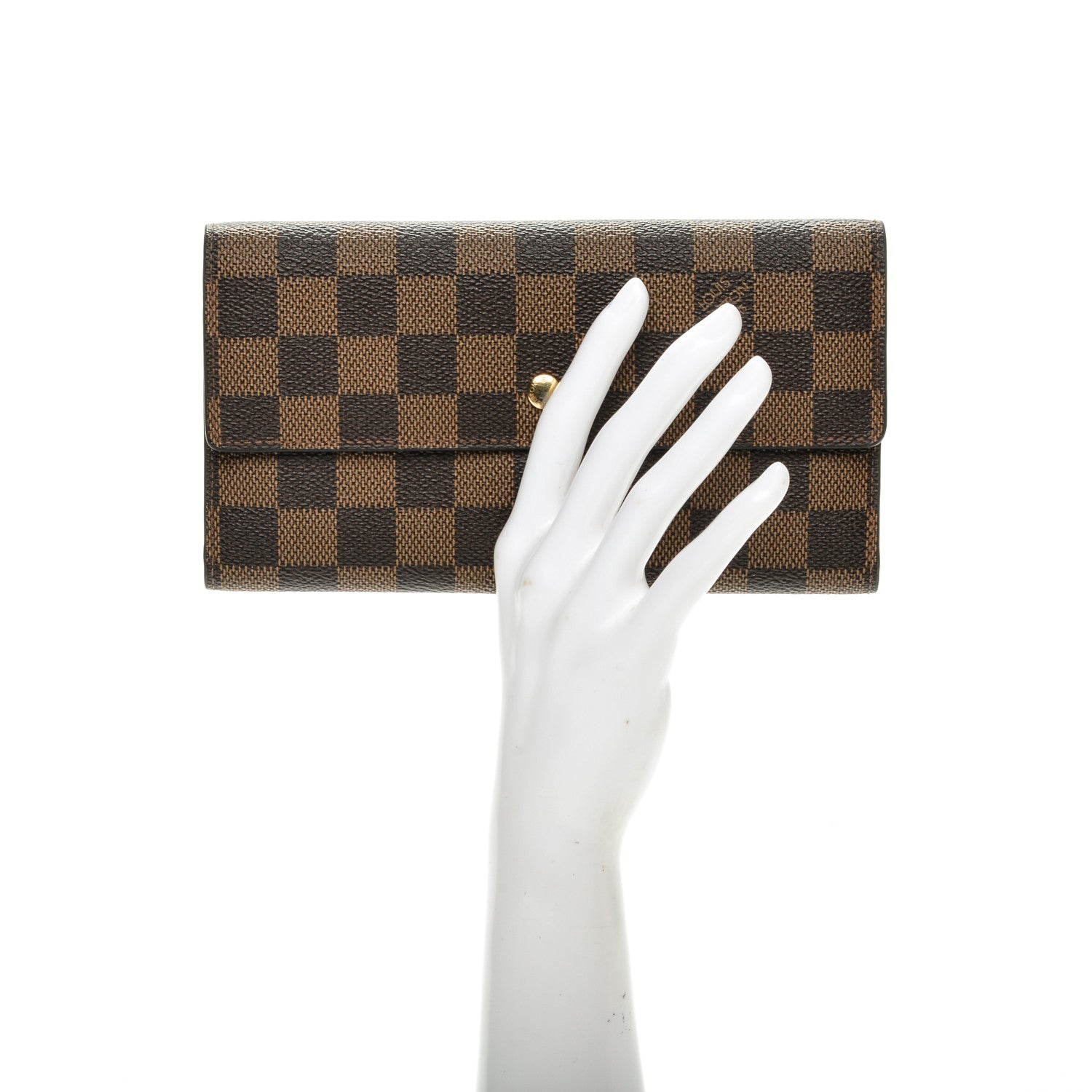 Louis Vuitton Damier Ebene Porte Tresor International Wallet 2 of 7