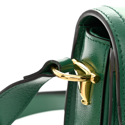 Gucci Azalea Calfskin Horsebit 1955 Shoulder Bag New Shamarock Emerald 14 of 15