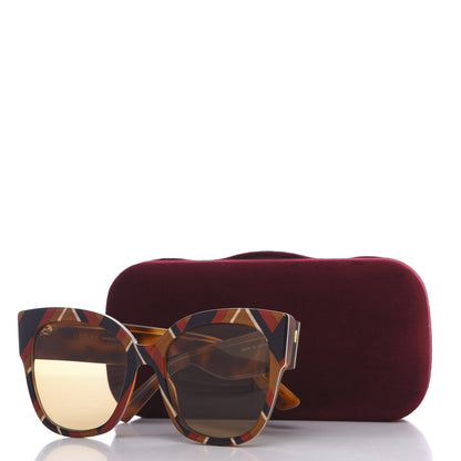 Gucci Acetate Square Frame Sunglasses GG0059S Multicolor 8 of 8