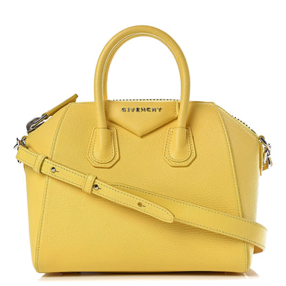 Givenchy Sugar Goatskin Mini Antigona Yellow 1 of 12