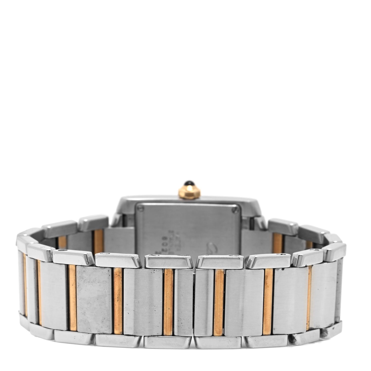 Cartier Stainless Steel 18K Yellow Gold 25mm Tank Francaise Quartz Watch 3 of 4