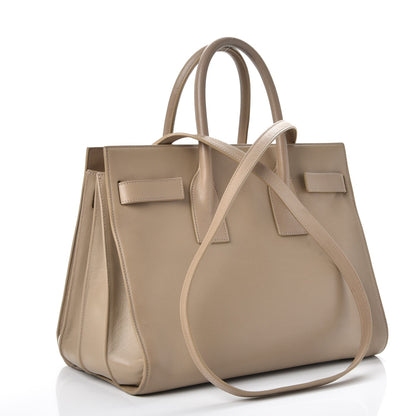 Saint Laurent Calfskin Small Sac De Jour Beige 4 of 17