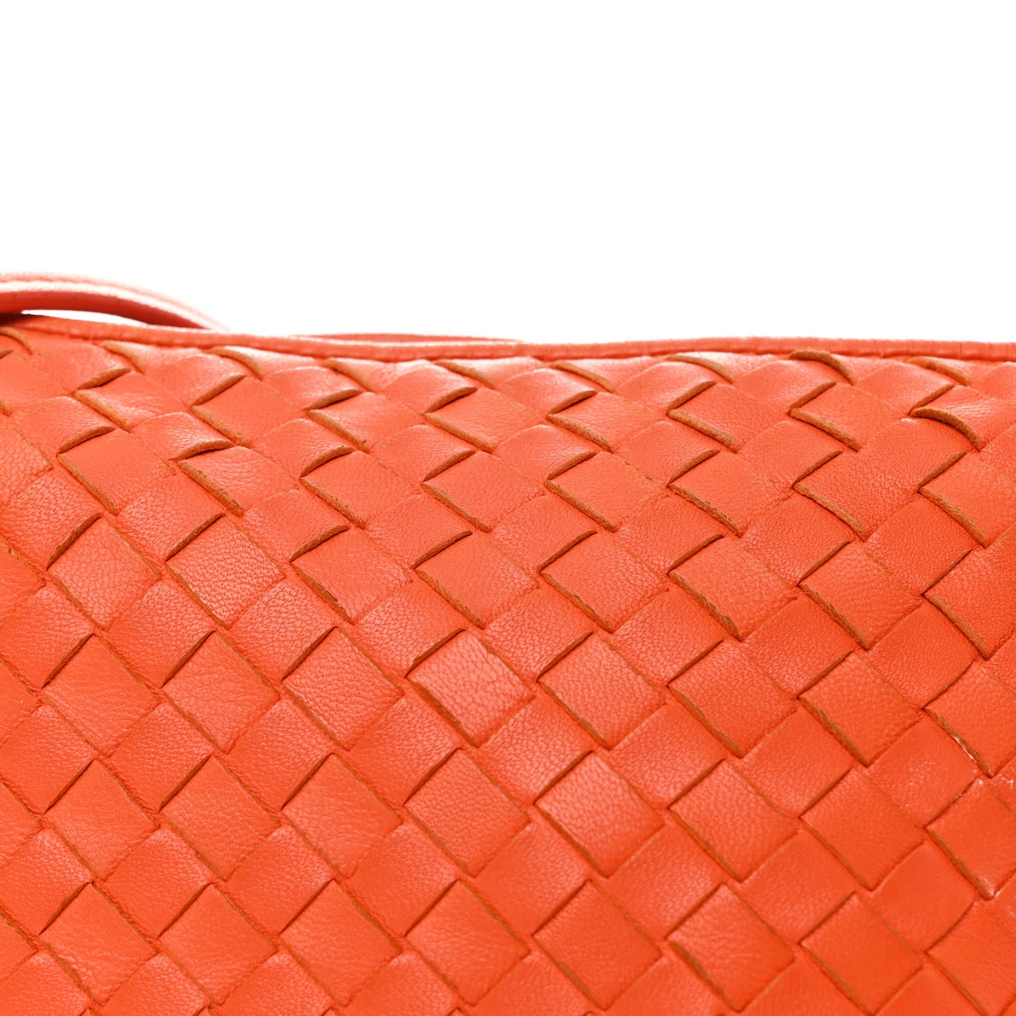 Nappa Intrecciato Nodini Crossbody Messenger Noce