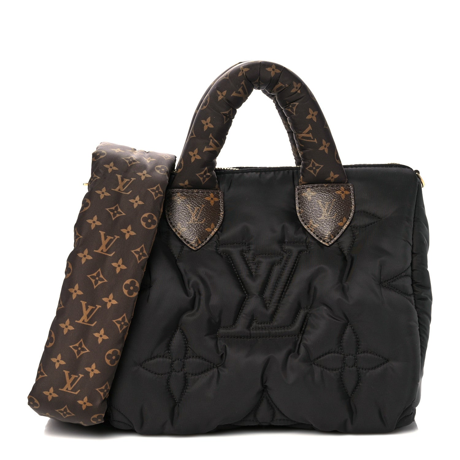Louis Vuitton Econyl Mini Monogram Pillow Speedy Bandouliere 25 Black 1 of 9