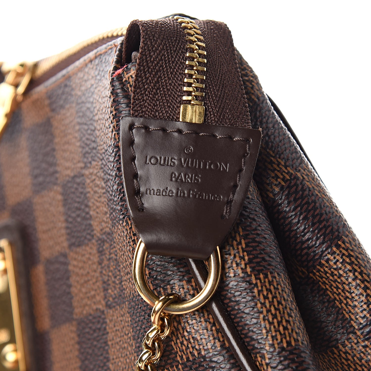 Louis Vuitton Damier Ebene Eva Clutch 6 of 10