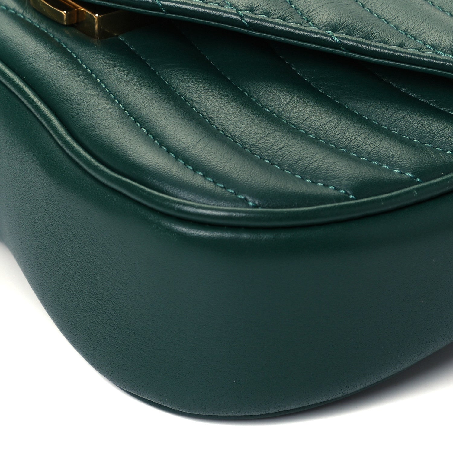 Louis Vuitton Calfskin New Wave Chain PM Emerald 8 of 8