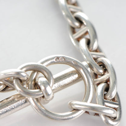 Hermes Sterling Silver Chaine D'Ancre Necklace PM 4 of 6