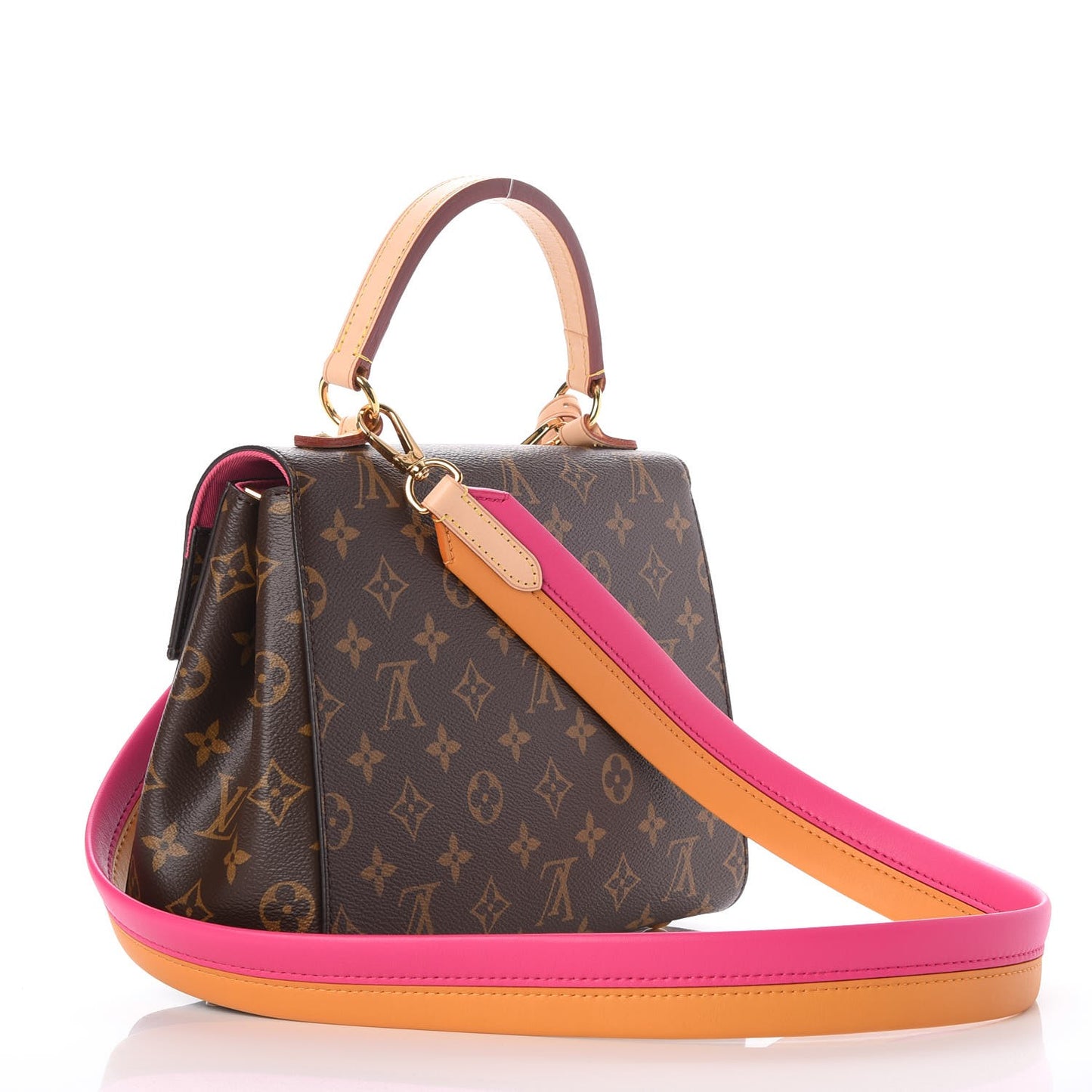 Monogram Cluny BB Bordeaux Fuchsia