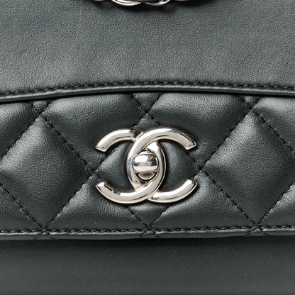 Chanel Calfskin Small Tramezzo Flap Black 8 of 10