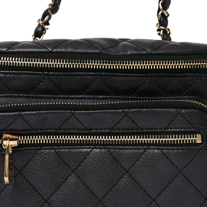 Chanel Iridescent Calfskin Quilted All About Waist Belt Bag Black 7 of 9