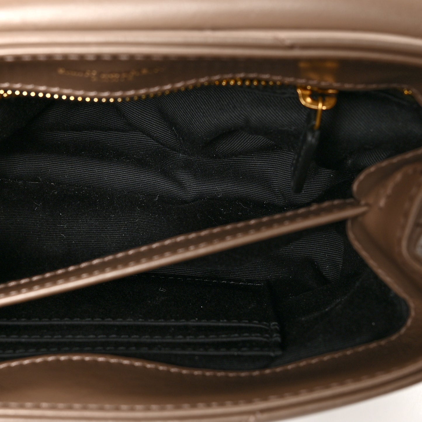 Calfskin Y Quilted Monogram Toy Loulou Crossbody Bag Taupe