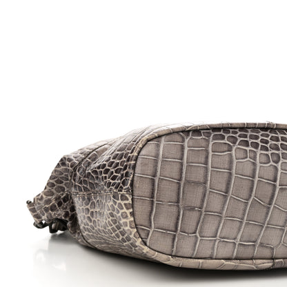 Givenchy Calfskin Crocodile Embossed Medium Nightingale Brown 8 of 9
