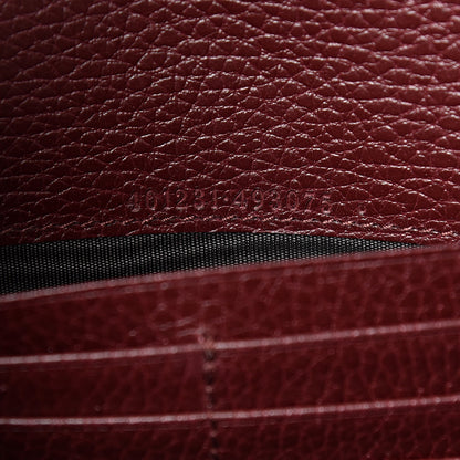 Gucci Dollar Calfskin Crystal Mini Dionysus Chain Wallet Vintage Bordeaux 6 of 11