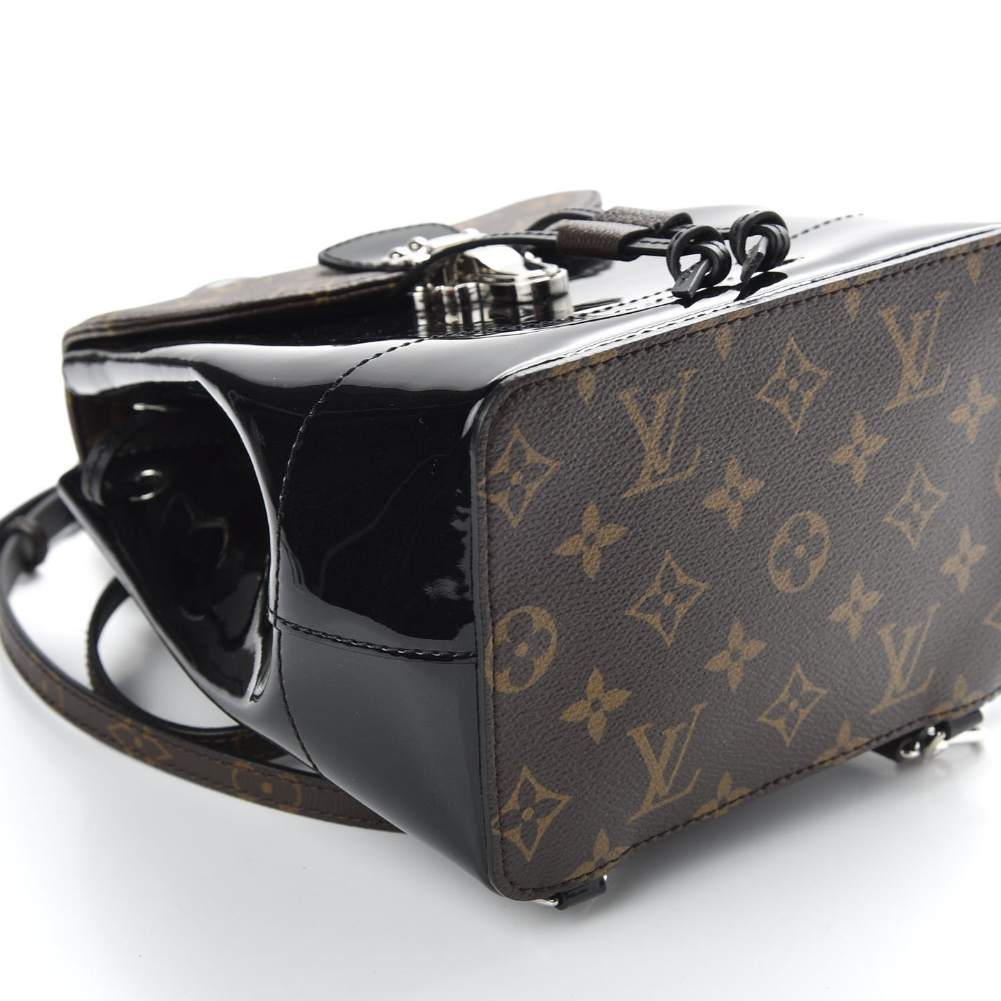 Patent Monogram Hot Springs Backpack Black