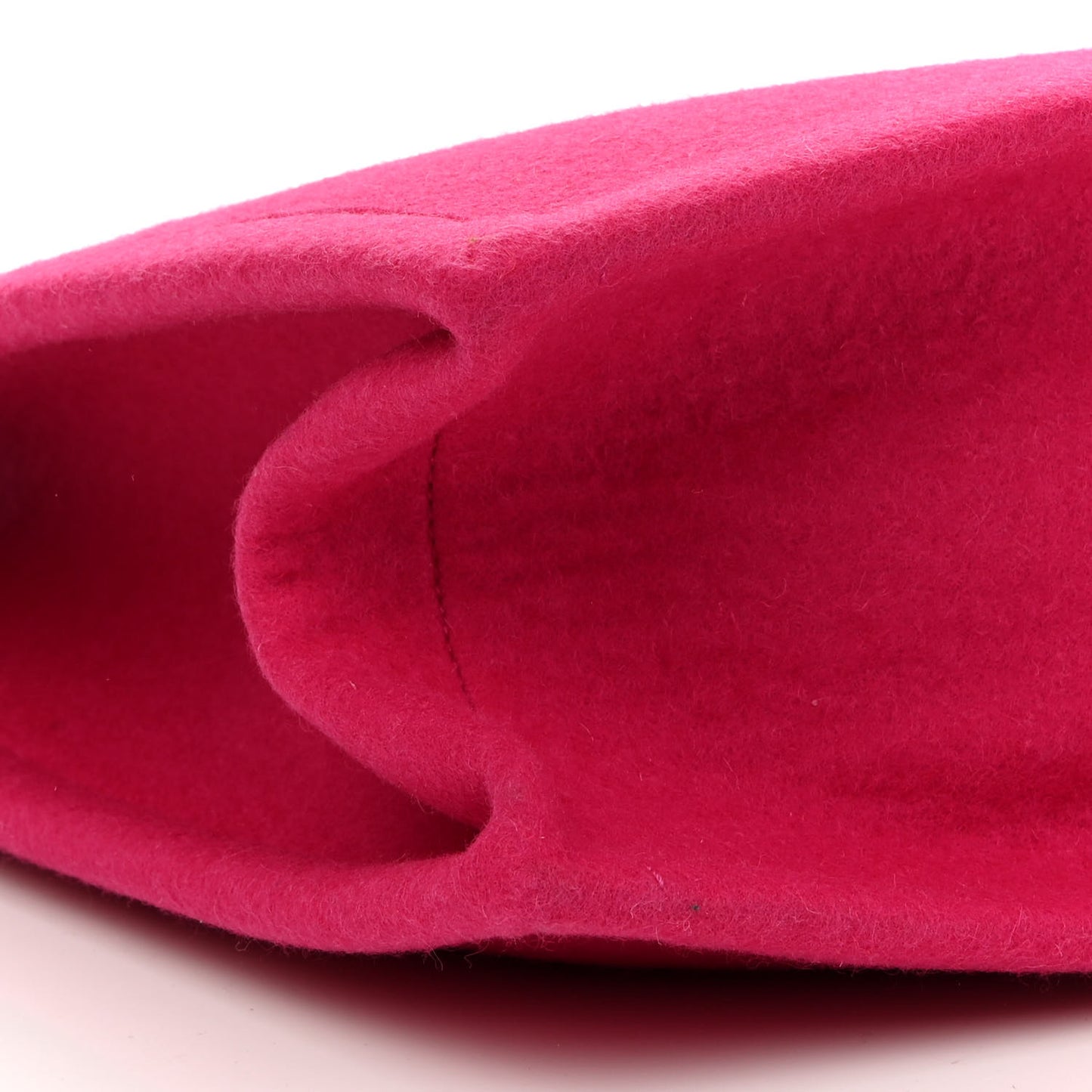 Wool Rive Gauche Tote Fuchsia