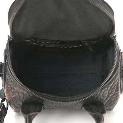 Alexander Wang Pebbled Lambskin Mini Rockie Black Matte Bronze Black Hardware 5 of 8
