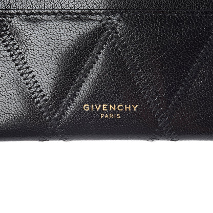 Givenchy Goatskin Diamond Quilted GV3 Card Holder Black 6 of 6