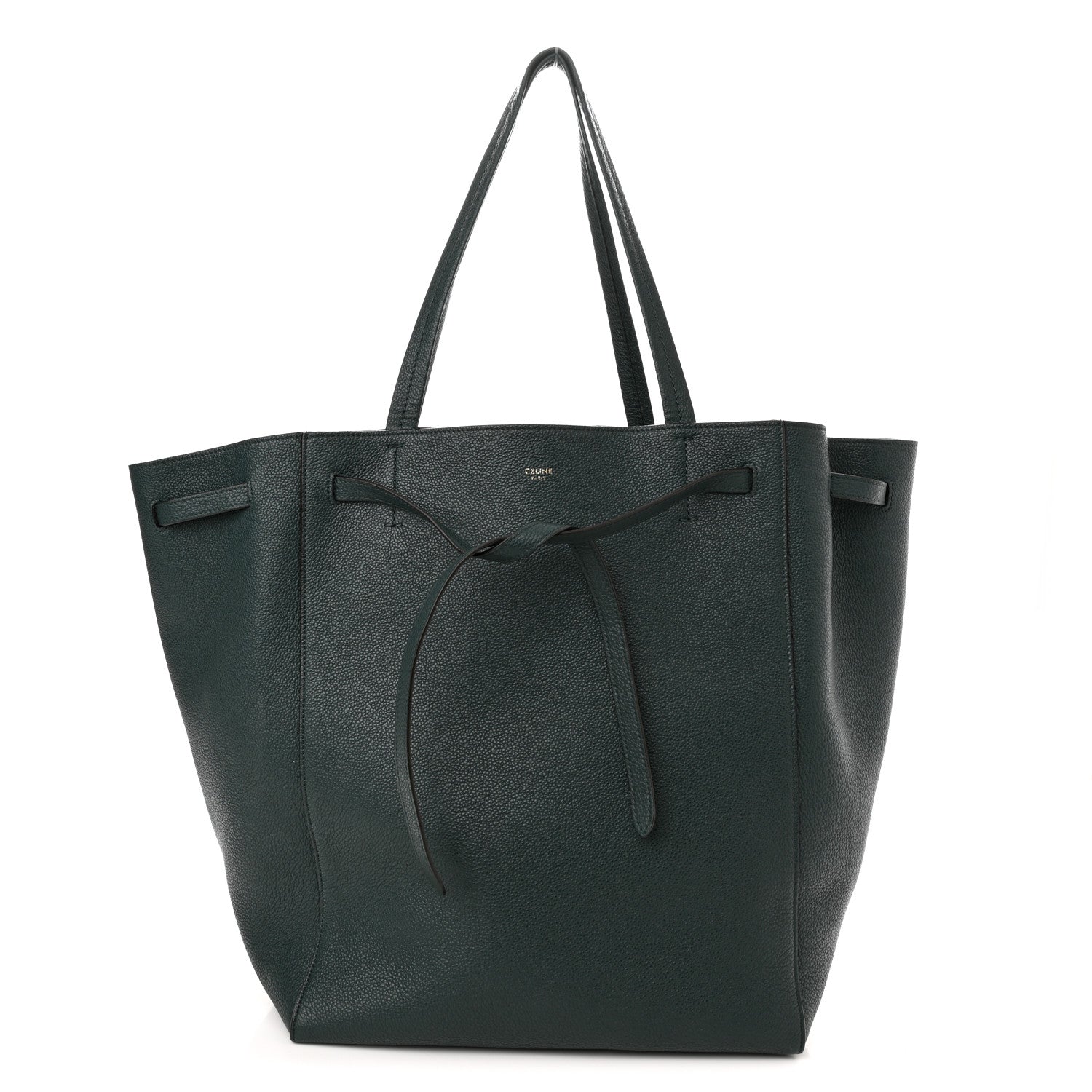 Celine Soft Grained Calfskin Medium Belt Cabas Phantom Amazone 1 of 9