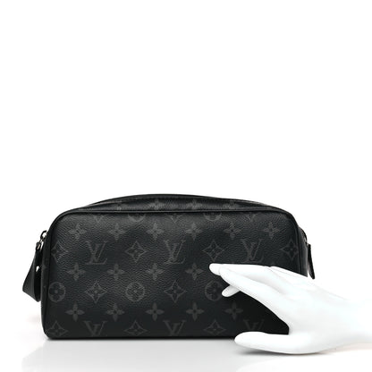 Louis Vuitton Monogram Eclipse Dopp Kit Toilet Pouch 2 of 8