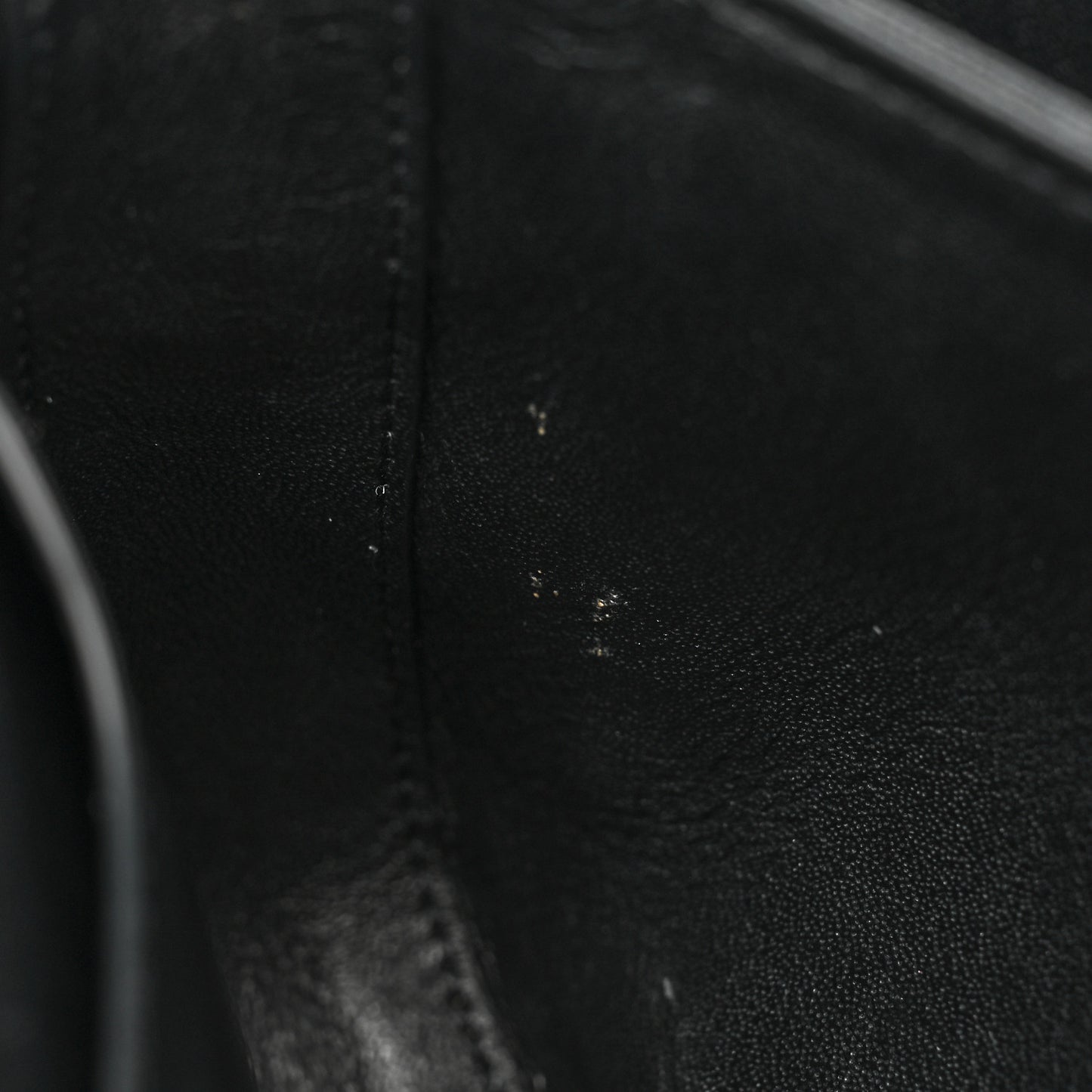 Shiny Calfskin Small Pampille C Bag Black