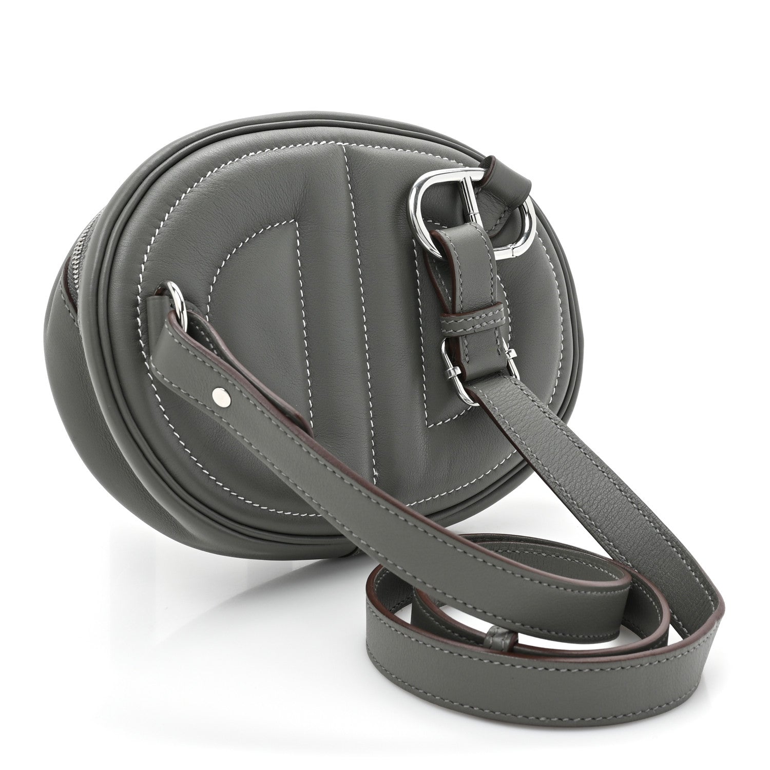 Hermes Swift Verso In The Loop Belt Bag Gris Meyer Graphite 4 of 9