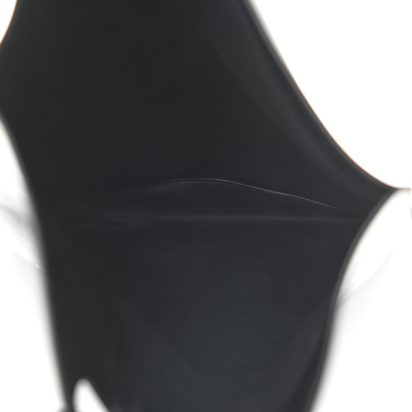 Calfskin Printed You Are The World Plastic Bag Shopper S Black