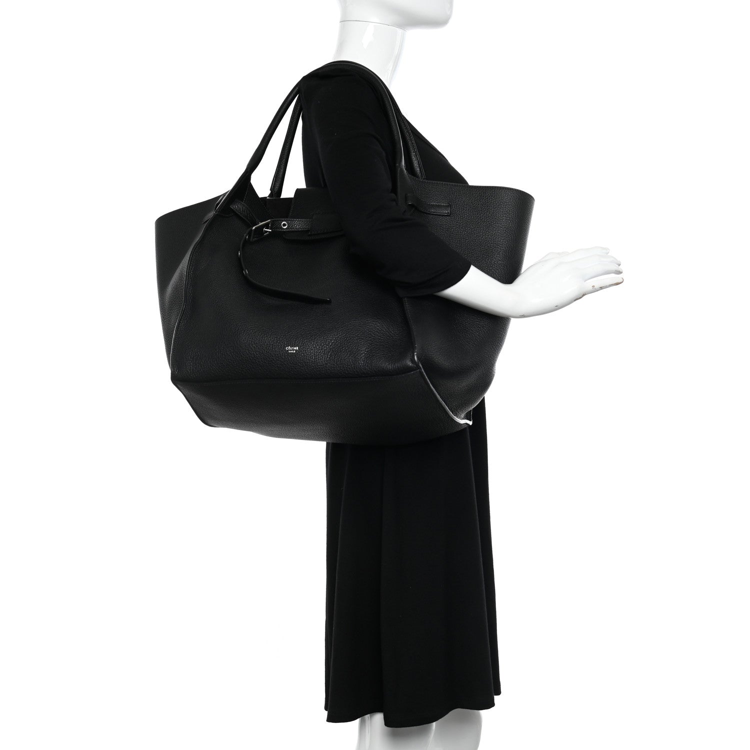 Celine Supple Grained Calfskin Medium Big Bag Black 3 of 11