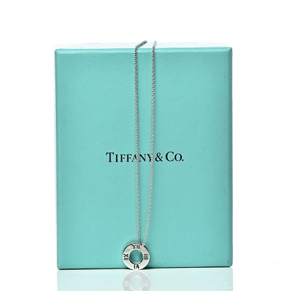Tiffany Sterling Silver Atlas Pendant Necklace 7 of 7