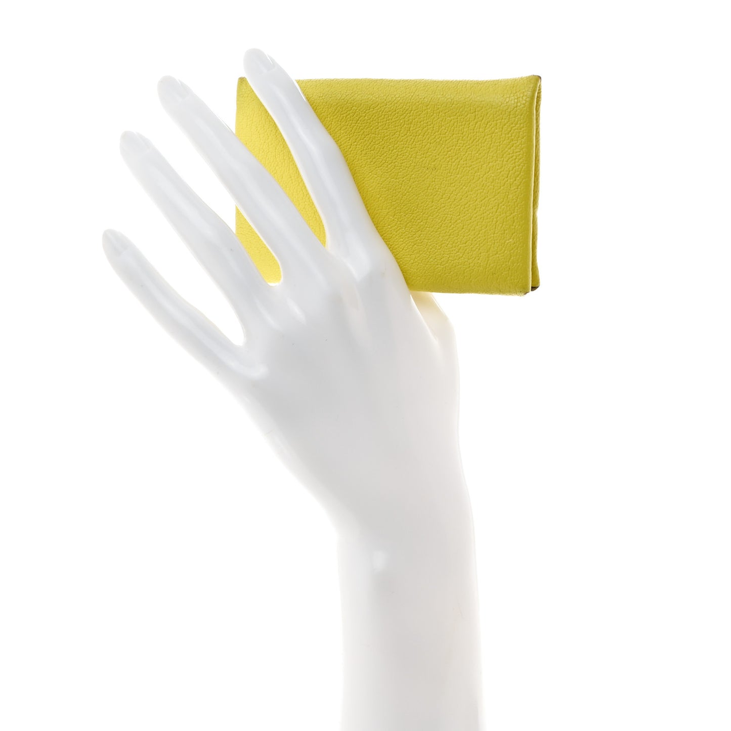 Chevre Mysore Calvi Card Case Lime