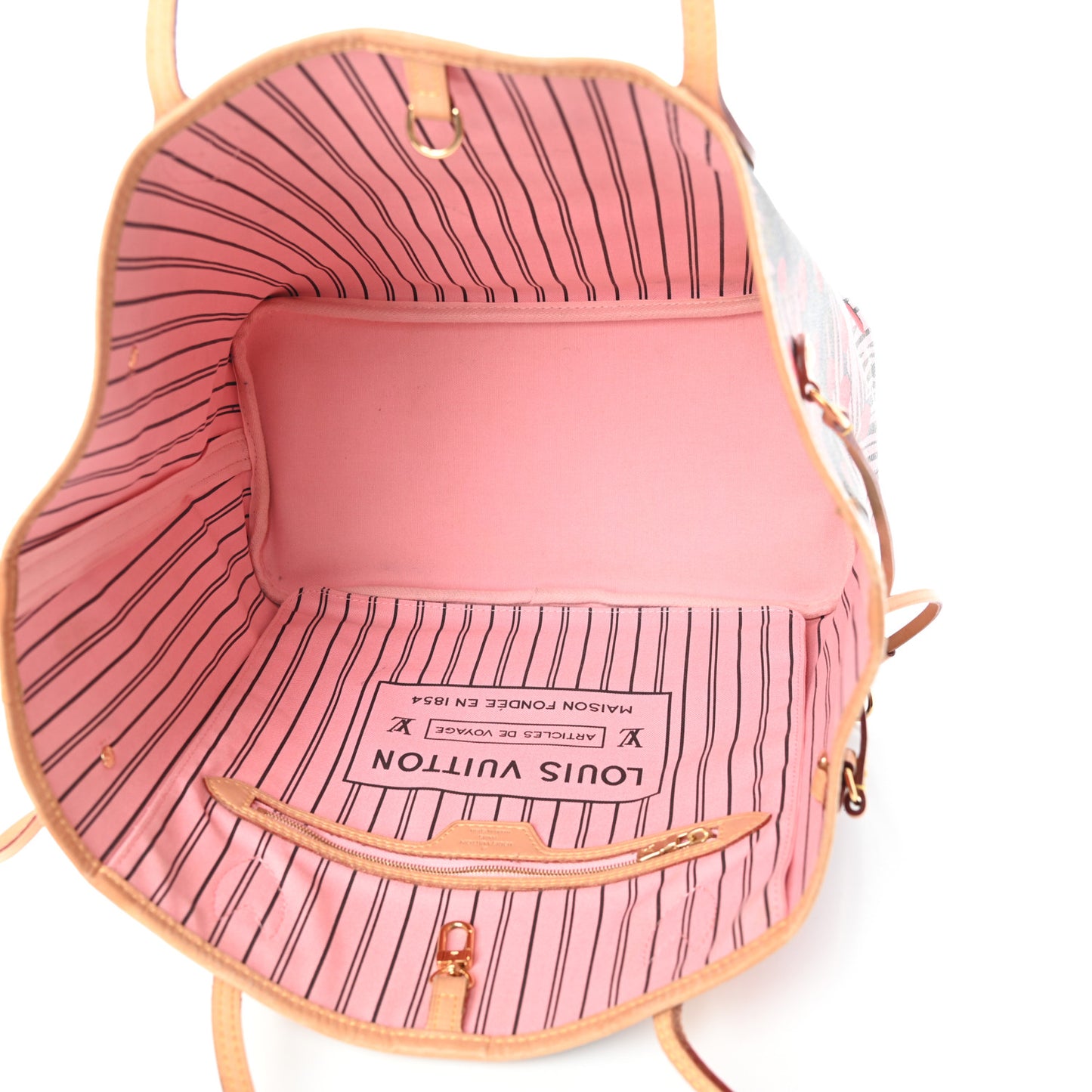 Monogram Jungle Dots Neo Neverfull MM Sugar Pink Poppy
