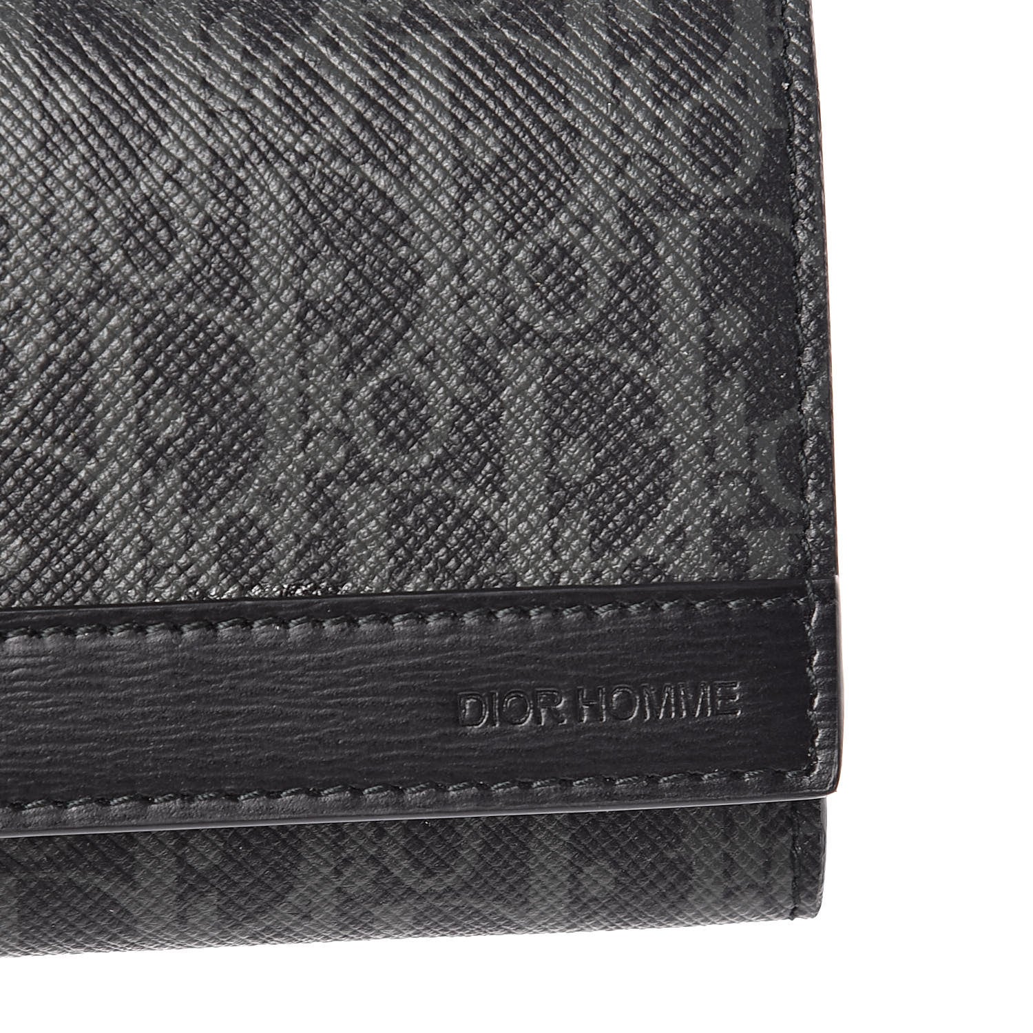 Christian Dior Homme Monogram Porte Cartes De Visite Grise 6 of 8