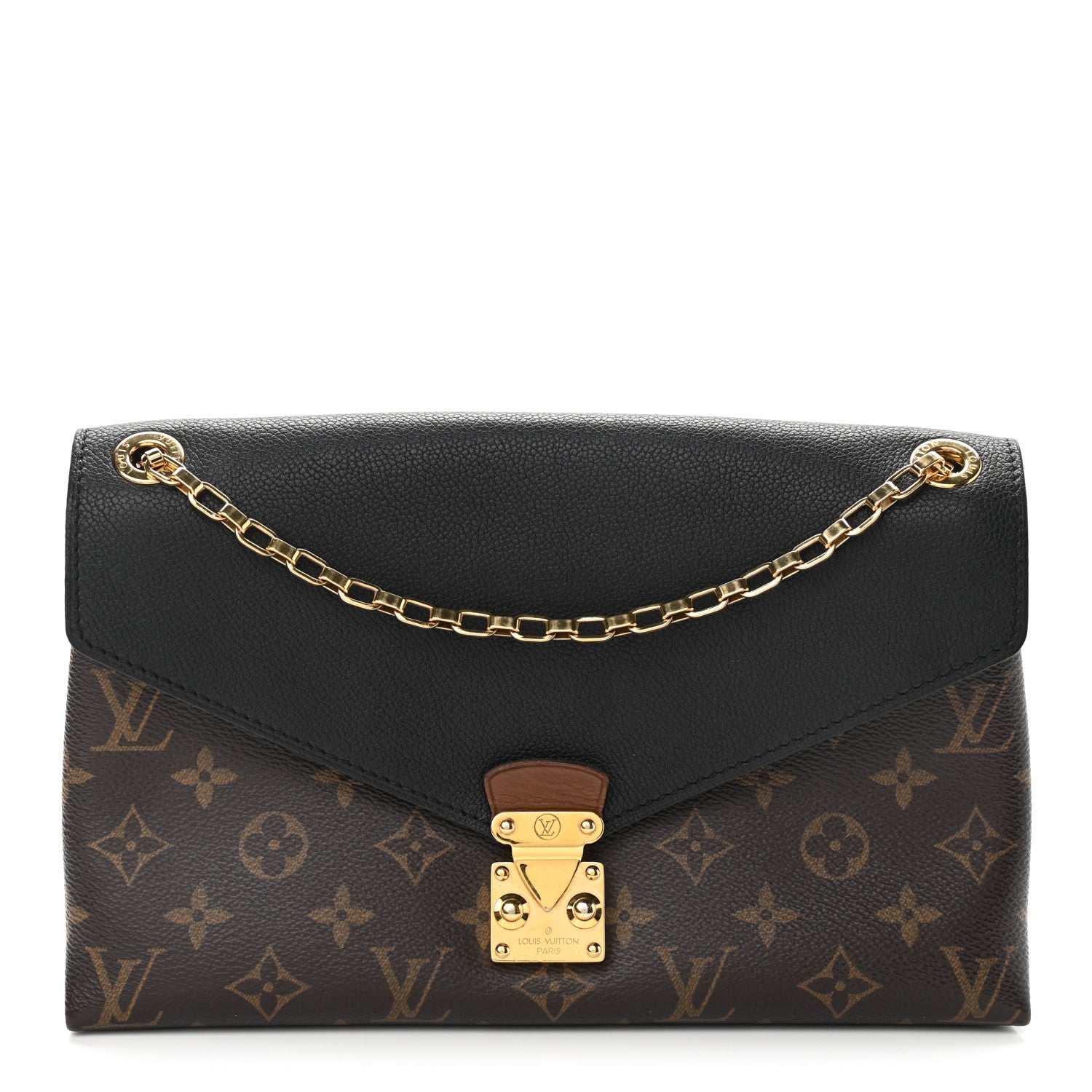 Louis Vuitton Monogram Pallas Chain Black 1 of 13