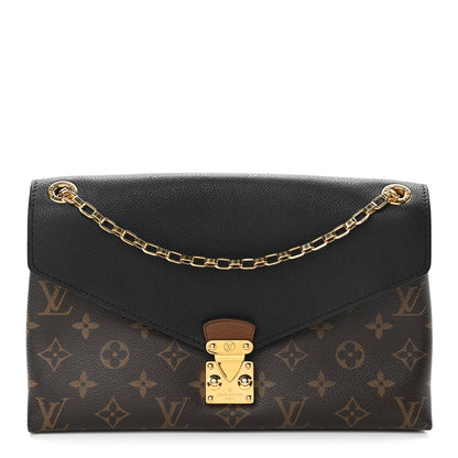 Louis Vuitton Monogram Pallas Chain Black 1 of 13