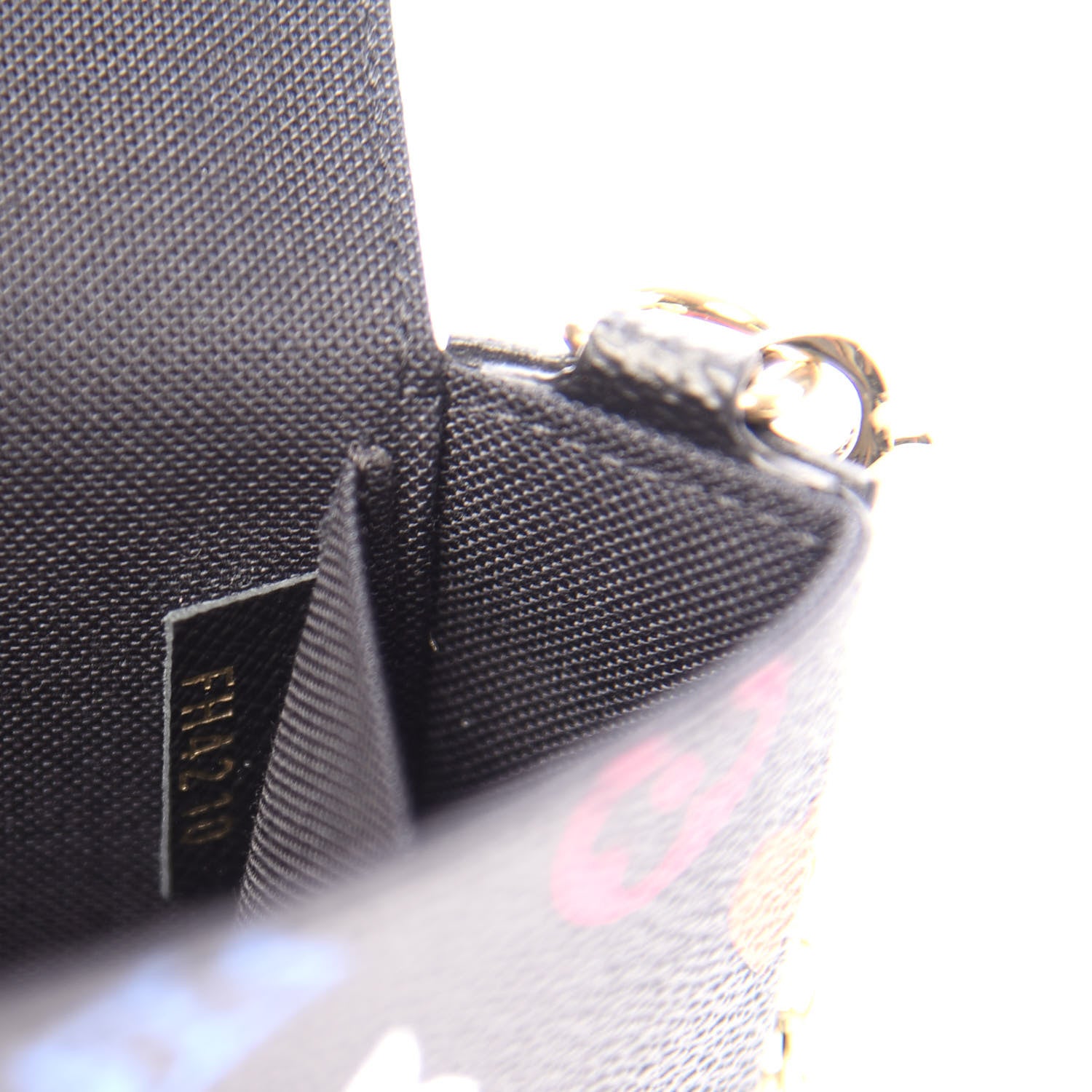 Louis Vuitton Game On Felicie Chain Wallet Black 14 of 16