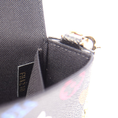 Louis Vuitton Game On Felicie Chain Wallet Black 14 of 16