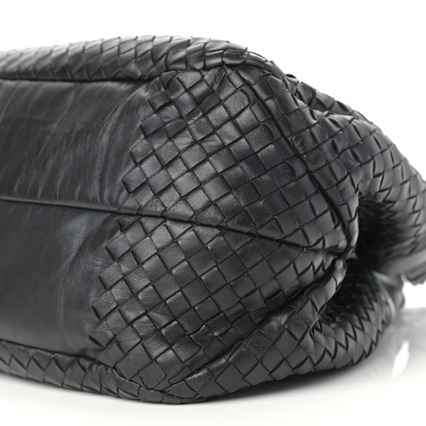 Nappa Intrecciato Medium Campana Black