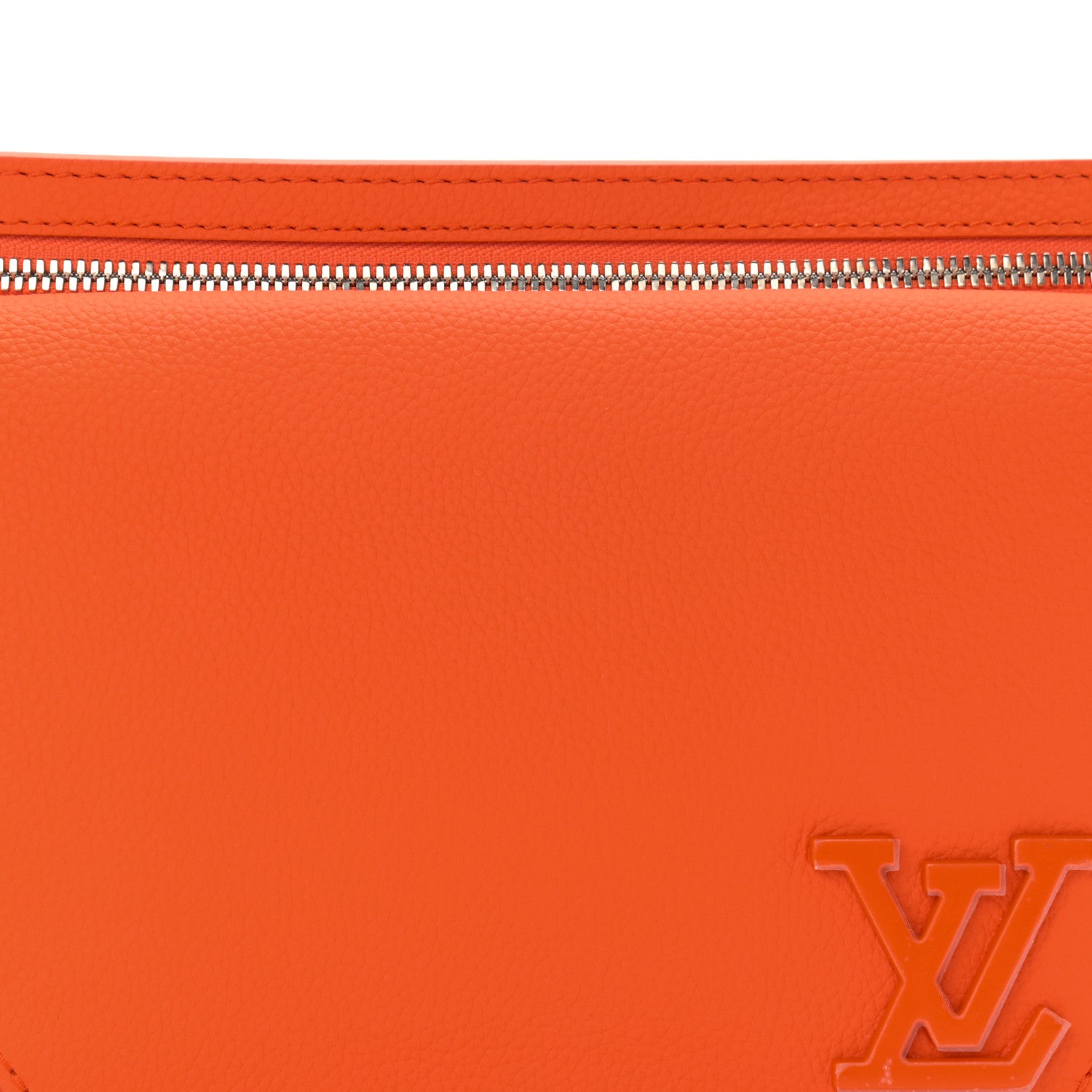 Louis Vuitton Grained Calfskin Aerogram New Sling Orange 8 of 10