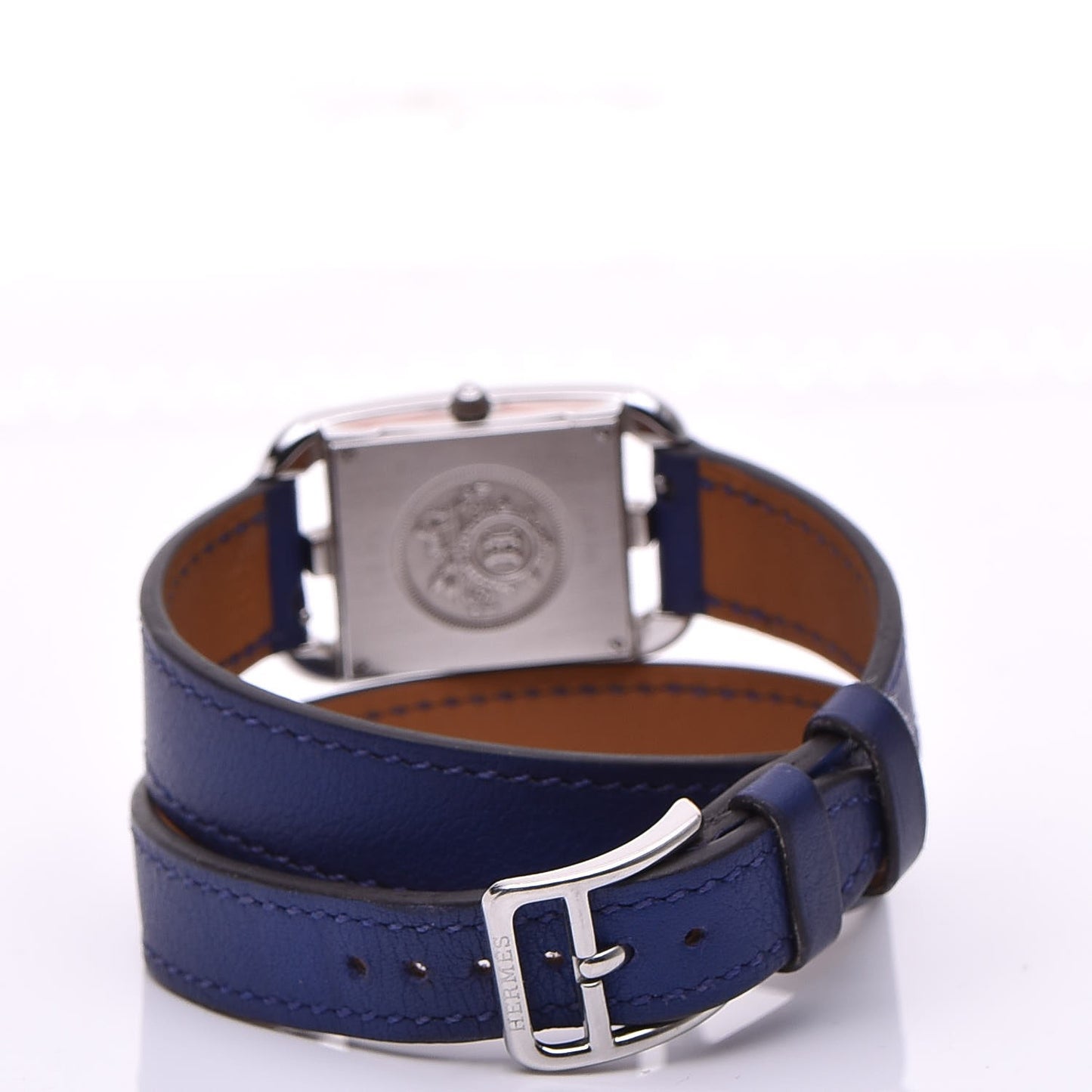 Stainless Steel Swift 23mm Cape Cod Double Tour Quartz Watch Bleu Electrique