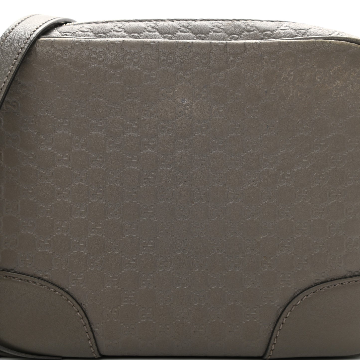 Microguccissima Mini Bree Messenger Bag Grey