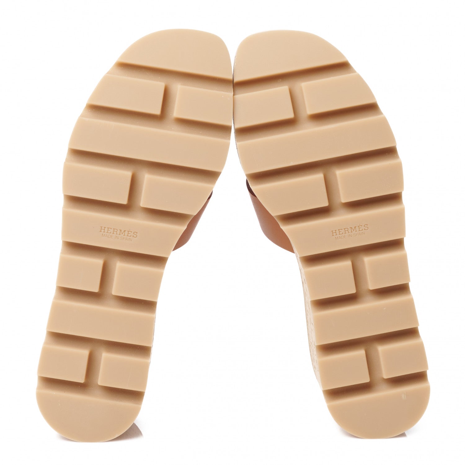 Hermes Calfskin Cork Eze 30 Sandals 37 Marron Glaise 5 of 9