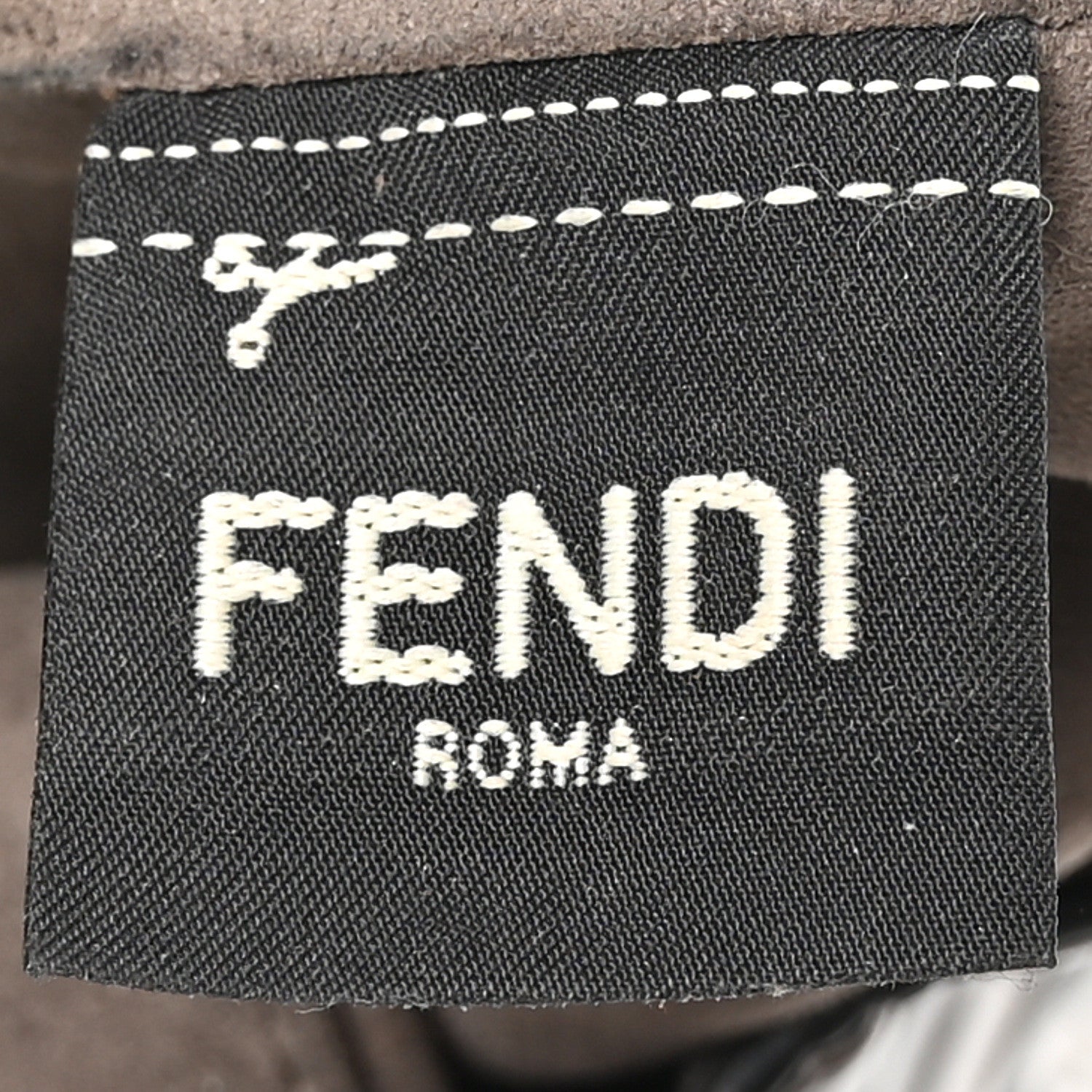 Fendi Vitello Grace F is Fendi Bi-Color FF 1974 Embossed Grande Mon Tresor Bucket Bag Maya Black Fragola 6 of 10