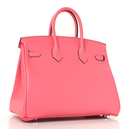 Hermes Swift Birkin 25 Rose Azalee 3 of 12