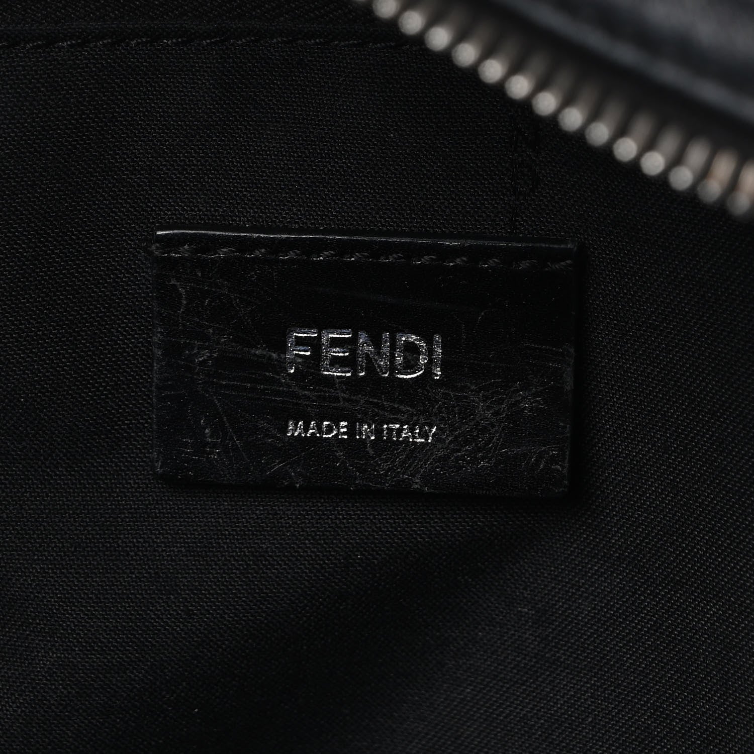 Fendi Nappa FF 1974 Embossed Belt Bag Black 6 of 8