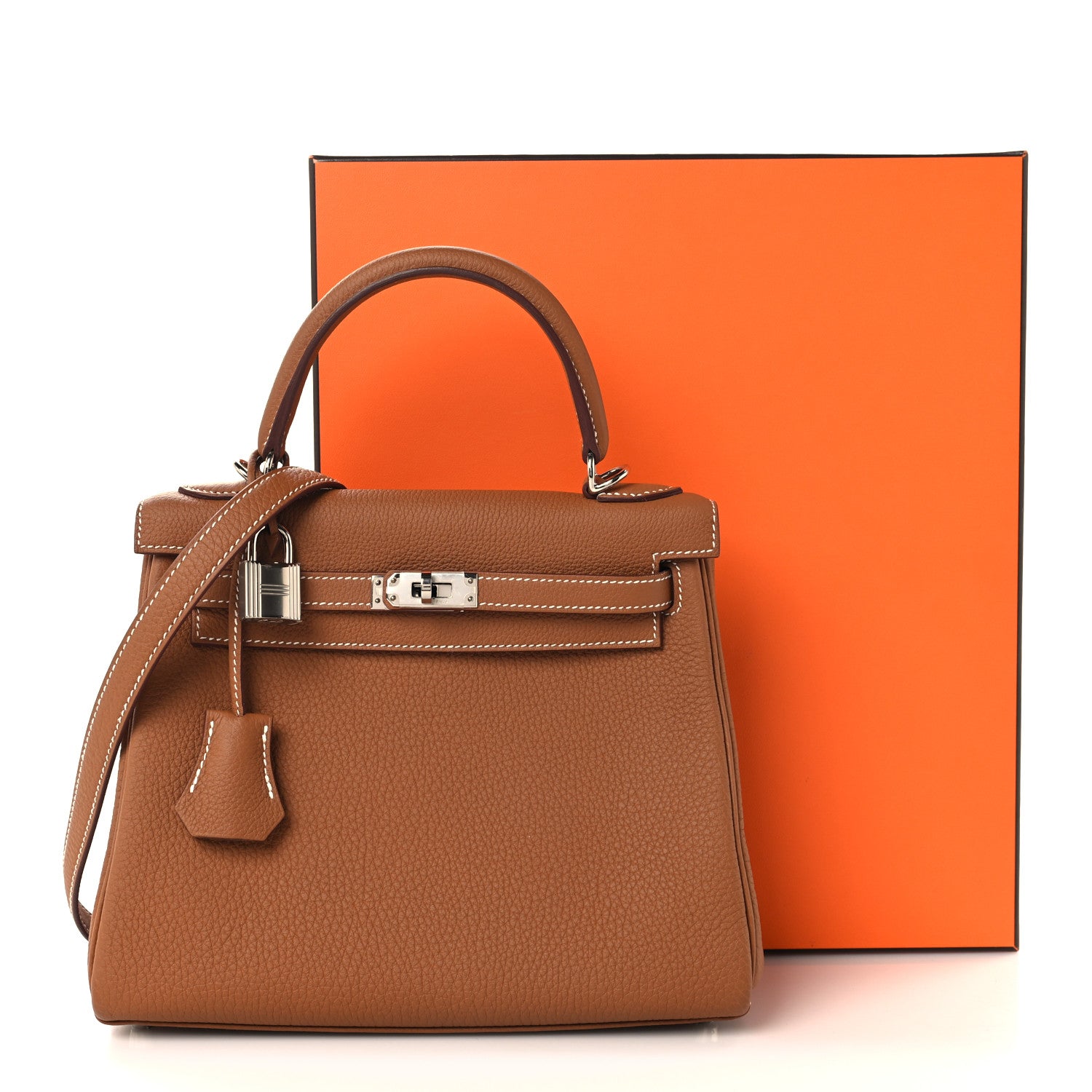 Hermes Togo Kelly Retourne 25 Gold 11 of 11