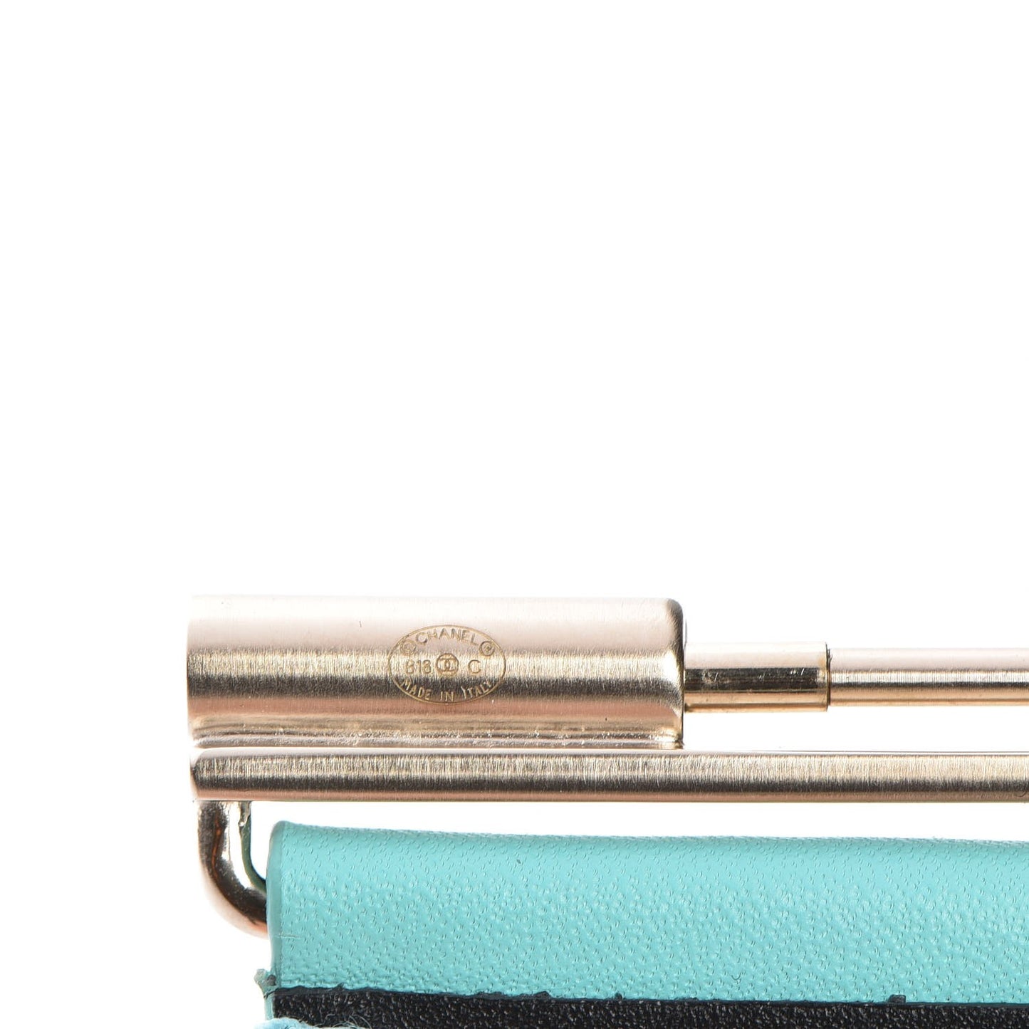 Calfskin CC Wide Cuff Light Green